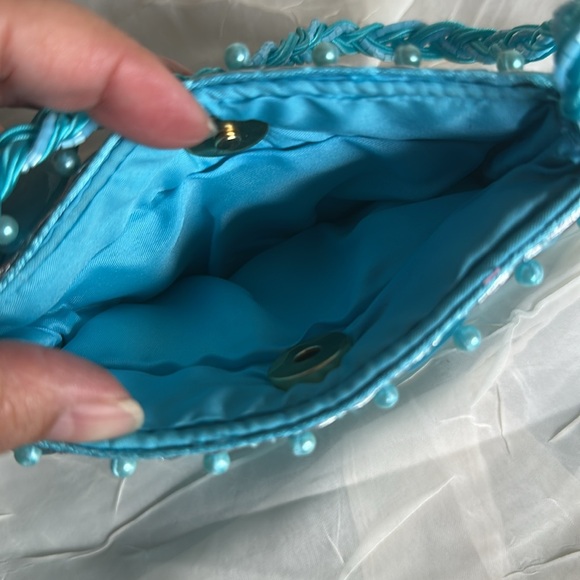 Mother of Pearl handbeaded purse mini bag women’s - Picture 7 of 9